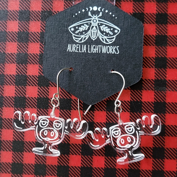 Moose Mug earrings - National Lampoon's Christmas Vacation - Picture 1 of 11